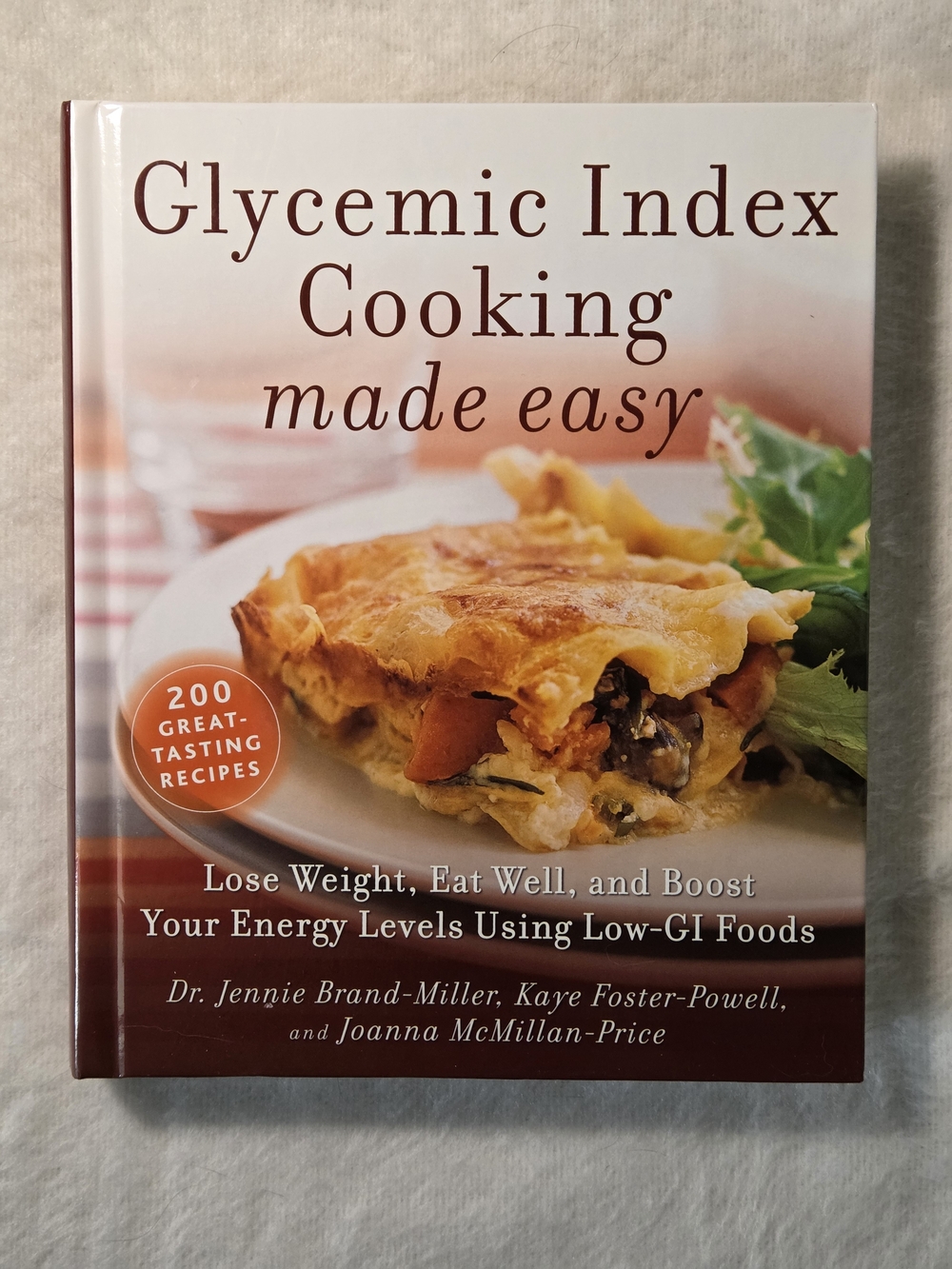 ☀️Glycemic Index Cooking Made Easy by Kaye Foster-Powell & Joanna McMillan-Price